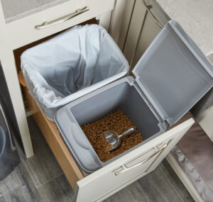 Wellborn Cabinets Pull-Out Trash Can option