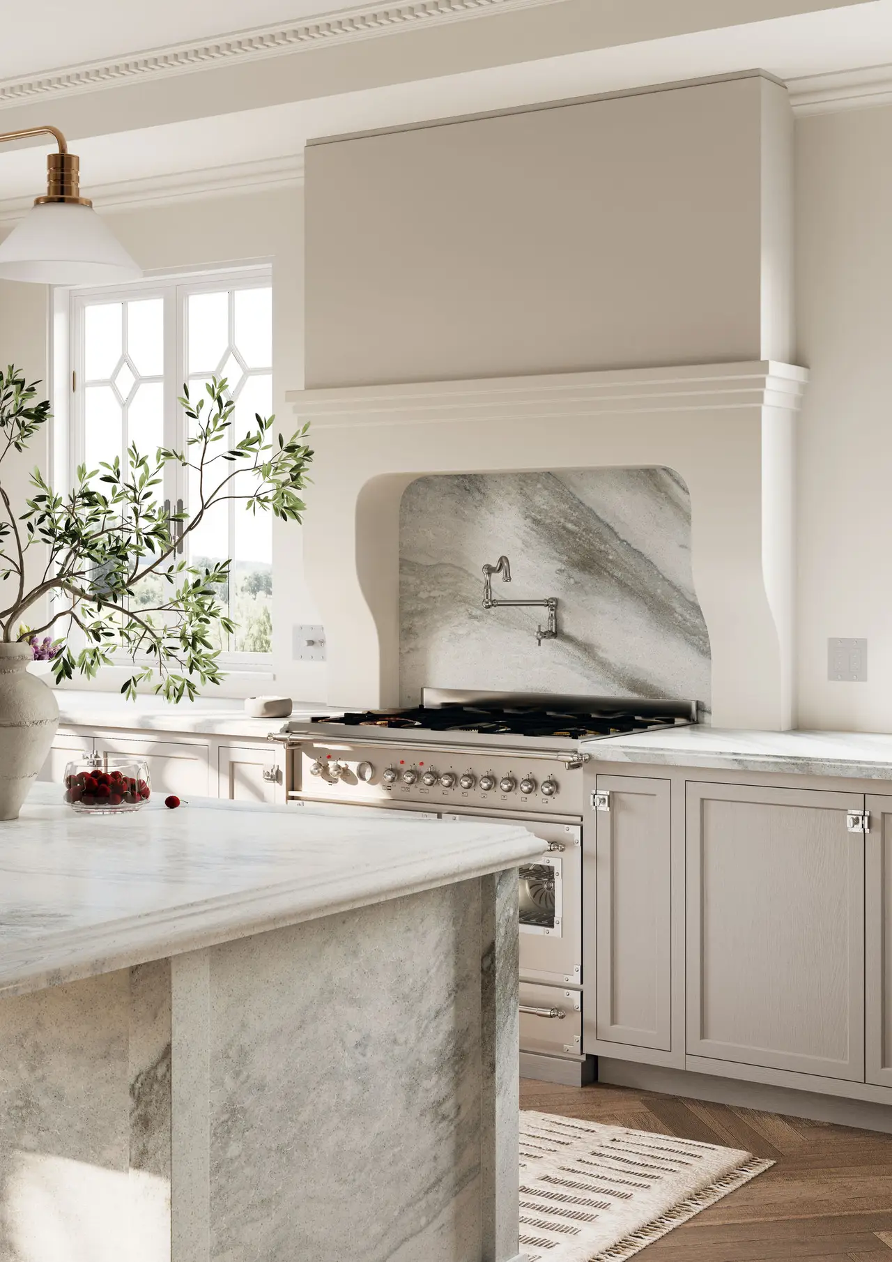 cambria quartz kitchen slab backsplash